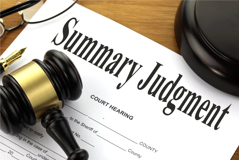 Motion for Summary Judgment vs. Trial: Which Is the Better Option?
