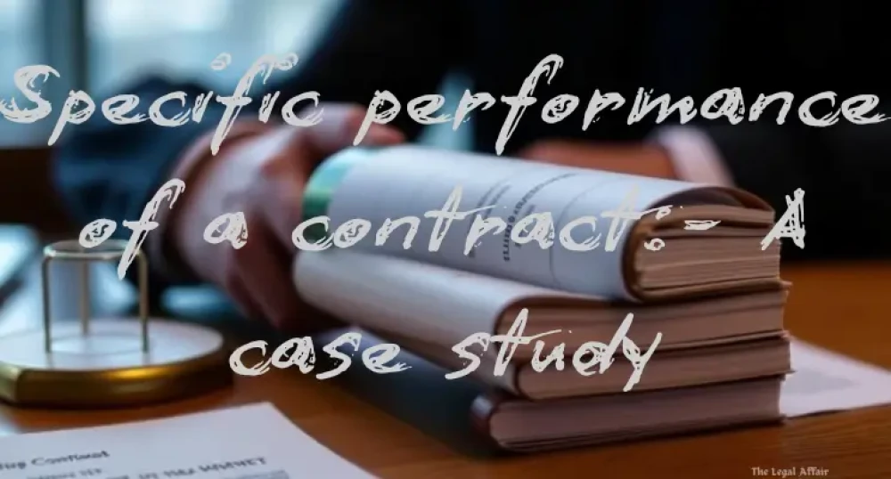 Motion for Specific Performance: Enforcing Contract Terms